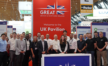 A view of the Great UK Pavilion at The Battery Show